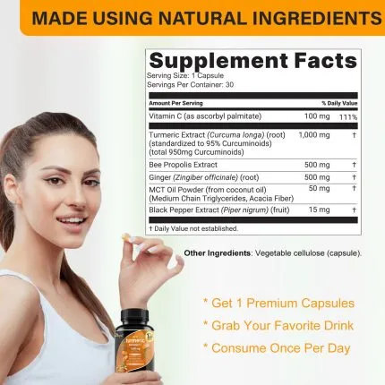 Premium Turmeric Curcumin Supplements high absorption