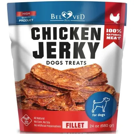 High Protein Chicken Jerky Dog Treats